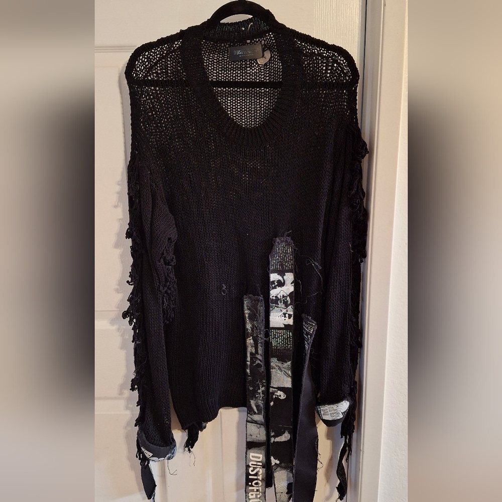 DUST OF GOD MESH SWEATER